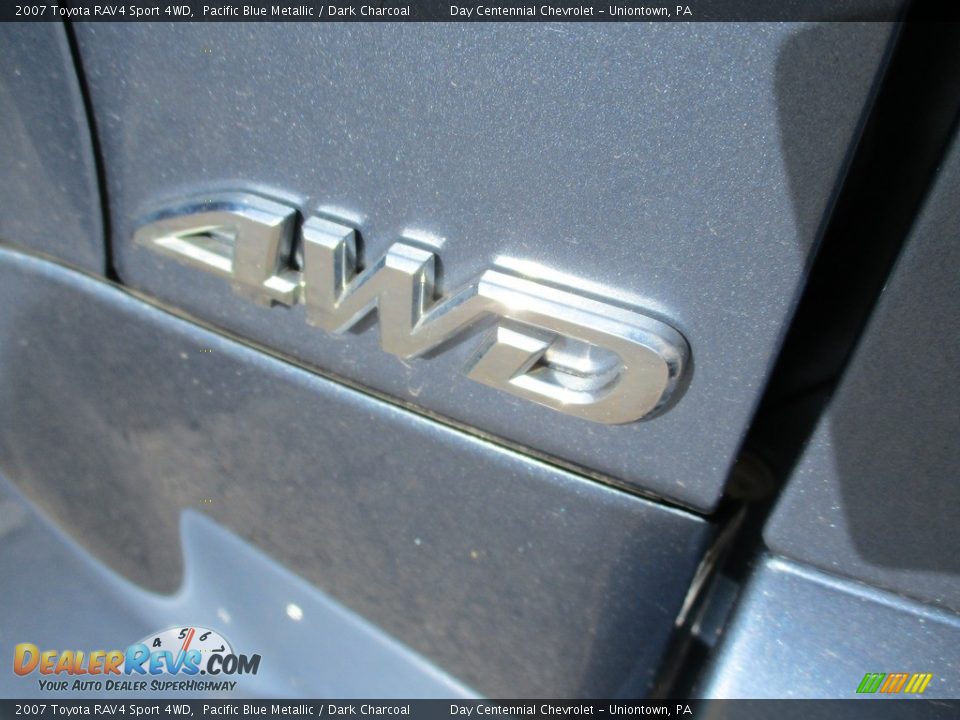 2007 Toyota RAV4 Sport 4WD Pacific Blue Metallic / Dark Charcoal Photo #9