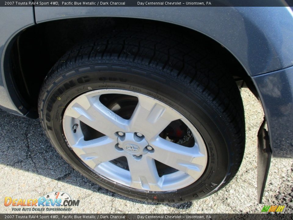 2007 Toyota RAV4 Sport 4WD Pacific Blue Metallic / Dark Charcoal Photo #11