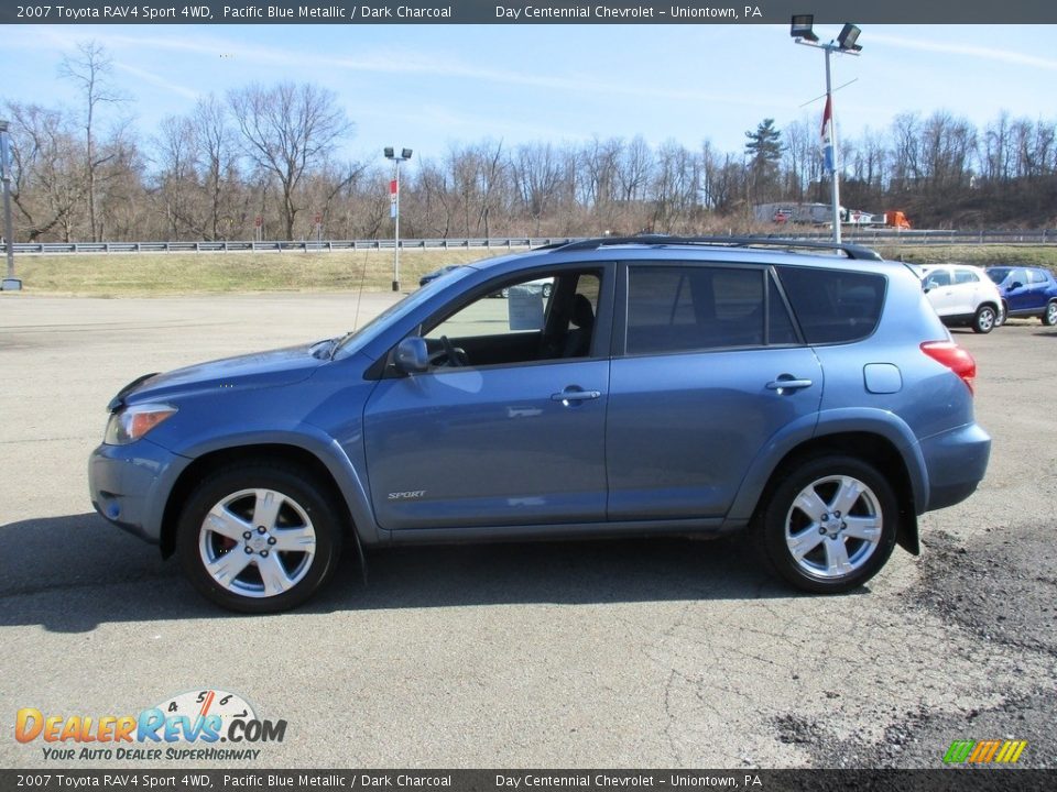 2007 Toyota RAV4 Sport 4WD Pacific Blue Metallic / Dark Charcoal Photo #14