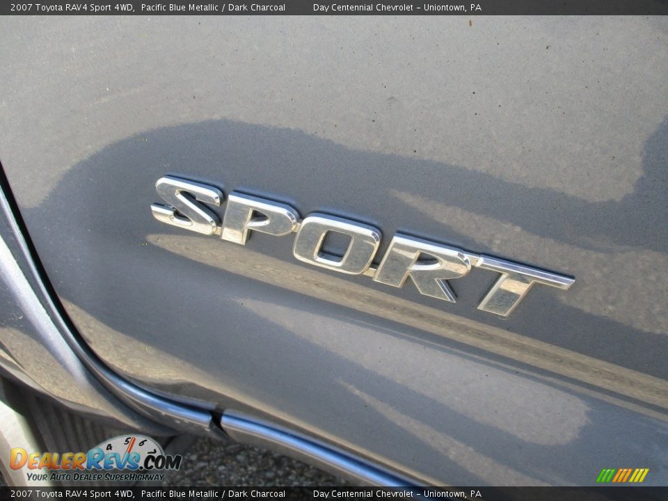2007 Toyota RAV4 Sport 4WD Pacific Blue Metallic / Dark Charcoal Photo #15