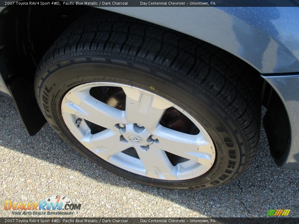 2007 Toyota RAV4 Sport 4WD Pacific Blue Metallic / Dark Charcoal Photo #20