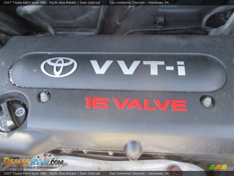 2007 Toyota RAV4 Sport 4WD Pacific Blue Metallic / Dark Charcoal Photo #22
