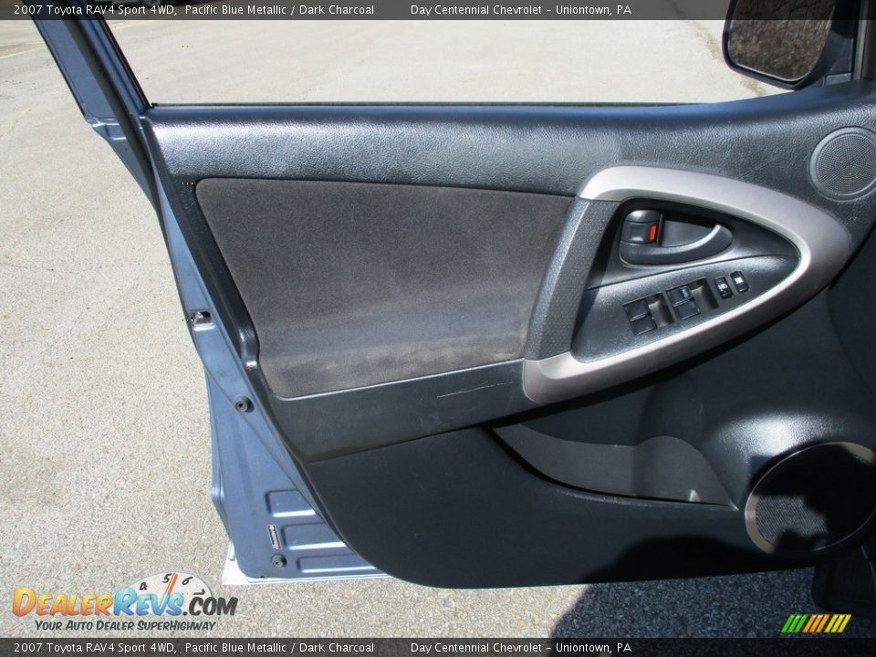 2007 Toyota RAV4 Sport 4WD Pacific Blue Metallic / Dark Charcoal Photo #23