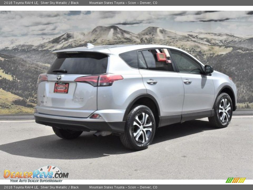 2018 Toyota RAV4 LE Silver Sky Metallic / Black Photo #3