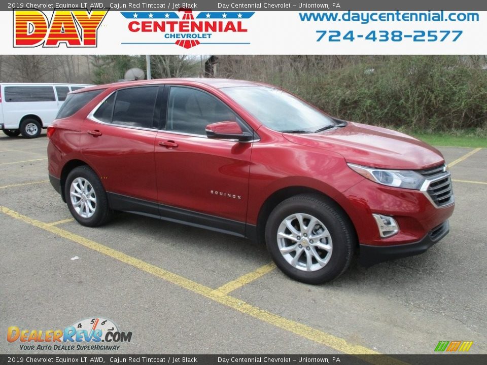 2019 Chevrolet Equinox LT AWD Cajun Red Tintcoat / Jet Black Photo #1