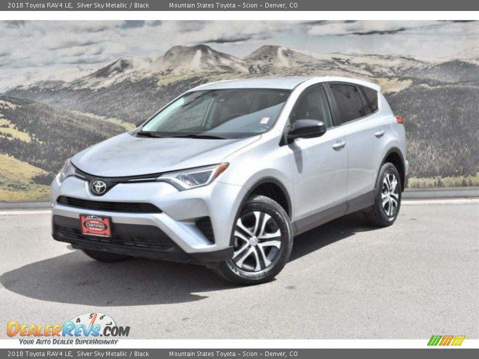 2018 Toyota RAV4 LE Silver Sky Metallic / Black Photo #5