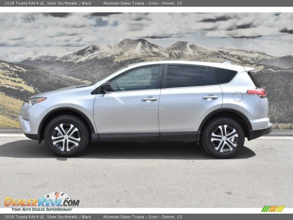 2018 Toyota RAV4 LE Silver Sky Metallic / Black Photo #6