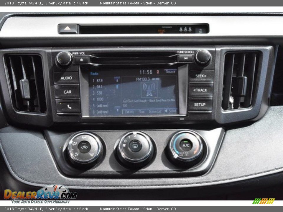2018 Toyota RAV4 LE Silver Sky Metallic / Black Photo #14