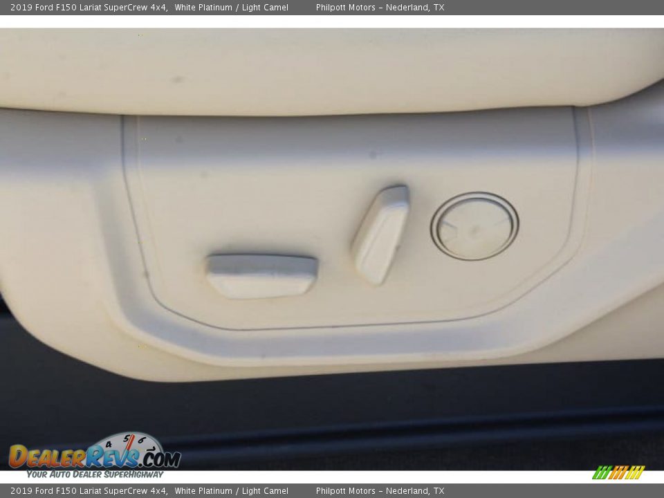 2019 Ford F150 Lariat SuperCrew 4x4 White Platinum / Light Camel Photo #11