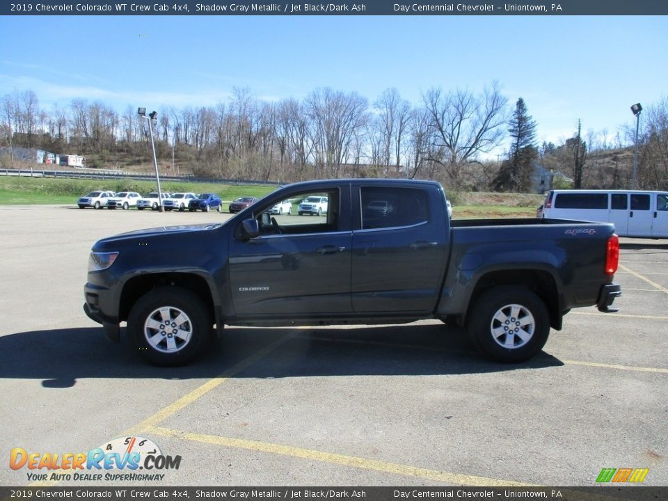 2019 Chevrolet Colorado WT Crew Cab 4x4 Shadow Gray Metallic / Jet Black/Dark Ash Photo #2