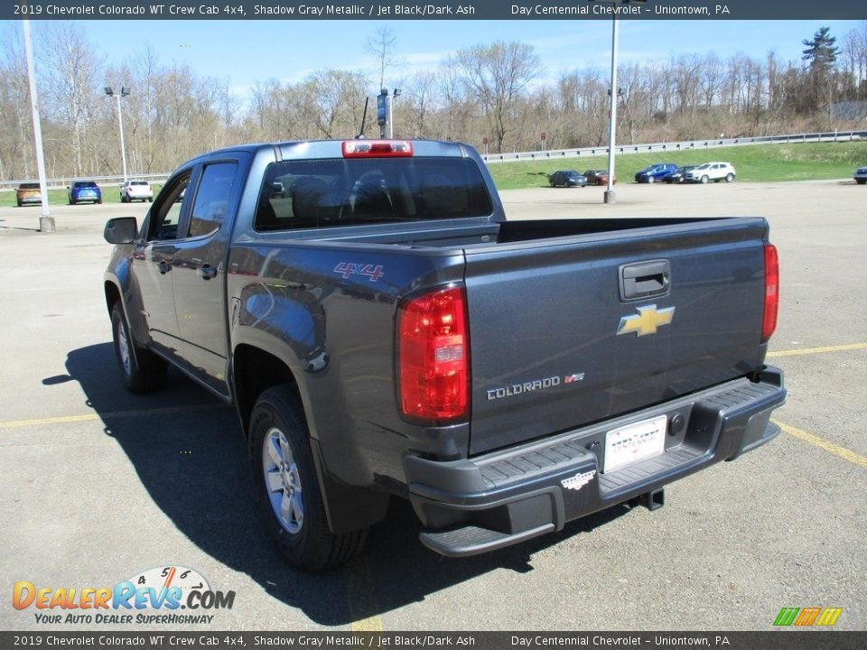 2019 Chevrolet Colorado WT Crew Cab 4x4 Shadow Gray Metallic / Jet Black/Dark Ash Photo #3