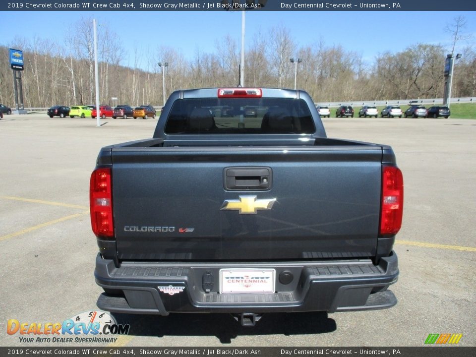 2019 Chevrolet Colorado WT Crew Cab 4x4 Shadow Gray Metallic / Jet Black/Dark Ash Photo #4