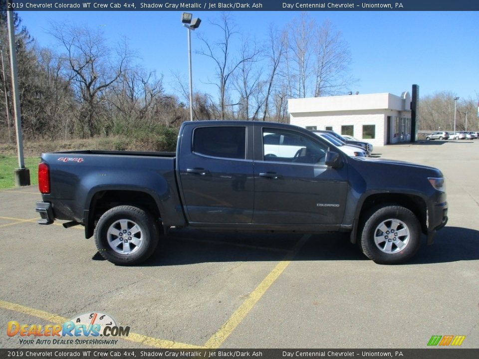 2019 Chevrolet Colorado WT Crew Cab 4x4 Shadow Gray Metallic / Jet Black/Dark Ash Photo #6