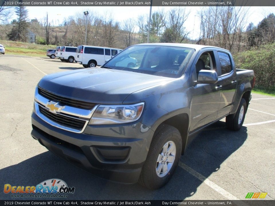 2019 Chevrolet Colorado WT Crew Cab 4x4 Shadow Gray Metallic / Jet Black/Dark Ash Photo #7
