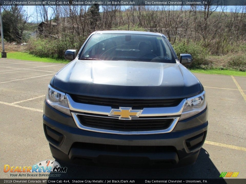 2019 Chevrolet Colorado WT Crew Cab 4x4 Shadow Gray Metallic / Jet Black/Dark Ash Photo #8