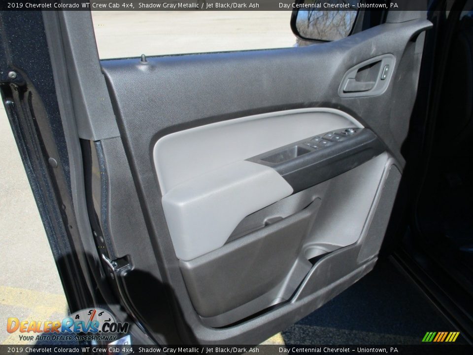 2019 Chevrolet Colorado WT Crew Cab 4x4 Shadow Gray Metallic / Jet Black/Dark Ash Photo #11