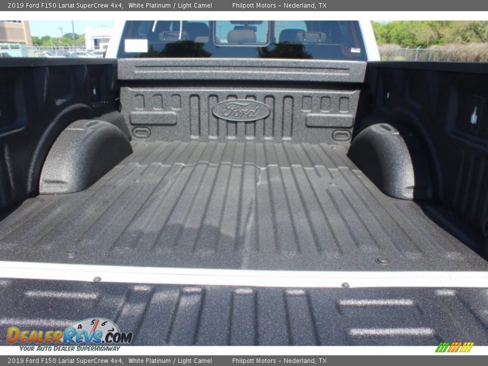 2019 Ford F150 Lariat SuperCrew 4x4 White Platinum / Light Camel Photo #22