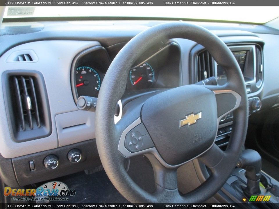 2019 Chevrolet Colorado WT Crew Cab 4x4 Shadow Gray Metallic / Jet Black/Dark Ash Photo #14