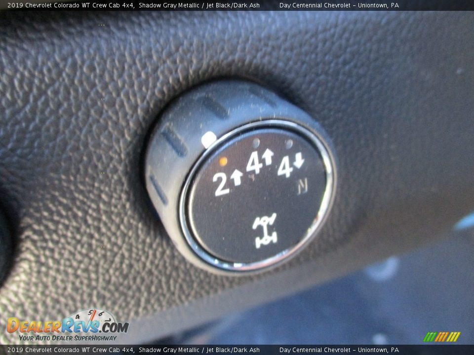 2019 Chevrolet Colorado WT Crew Cab 4x4 Shadow Gray Metallic / Jet Black/Dark Ash Photo #15