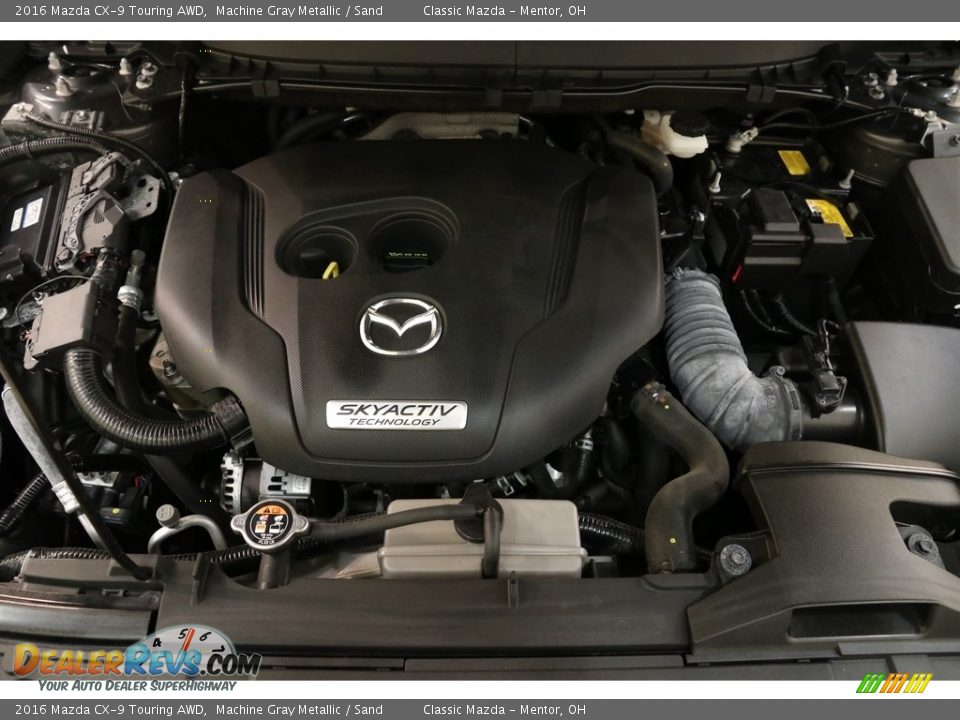 2016 Mazda CX-9 Touring AWD Machine Gray Metallic / Sand Photo #21