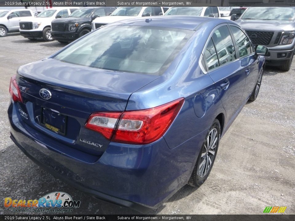 2019 Subaru Legacy 2.5i Abyss Blue Pearl / Slate Black Photo #4