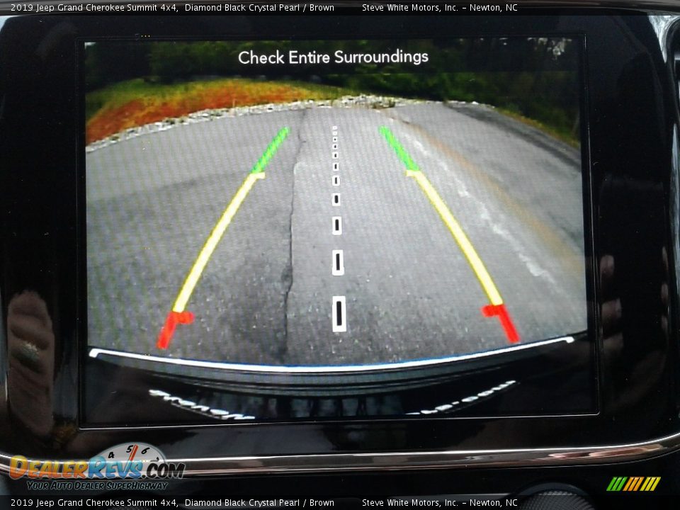 2019 Jeep Grand Cherokee Summit 4x4 Diamond Black Crystal Pearl / Brown Photo #17