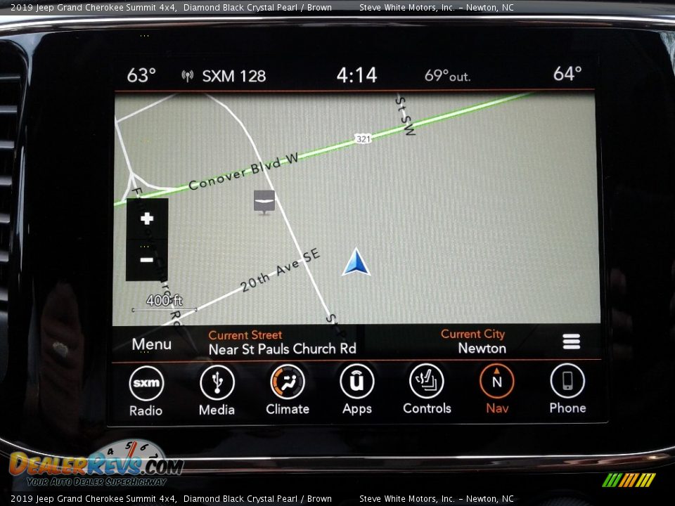 2019 Jeep Grand Cherokee Summit 4x4 Diamond Black Crystal Pearl / Brown Photo #18