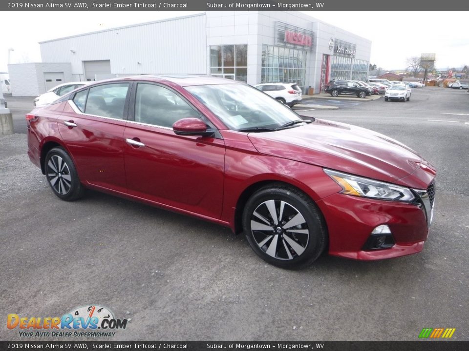 2019 Nissan Altima SV AWD Scarlet Ember Tintcoat / Charcoal Photo #1