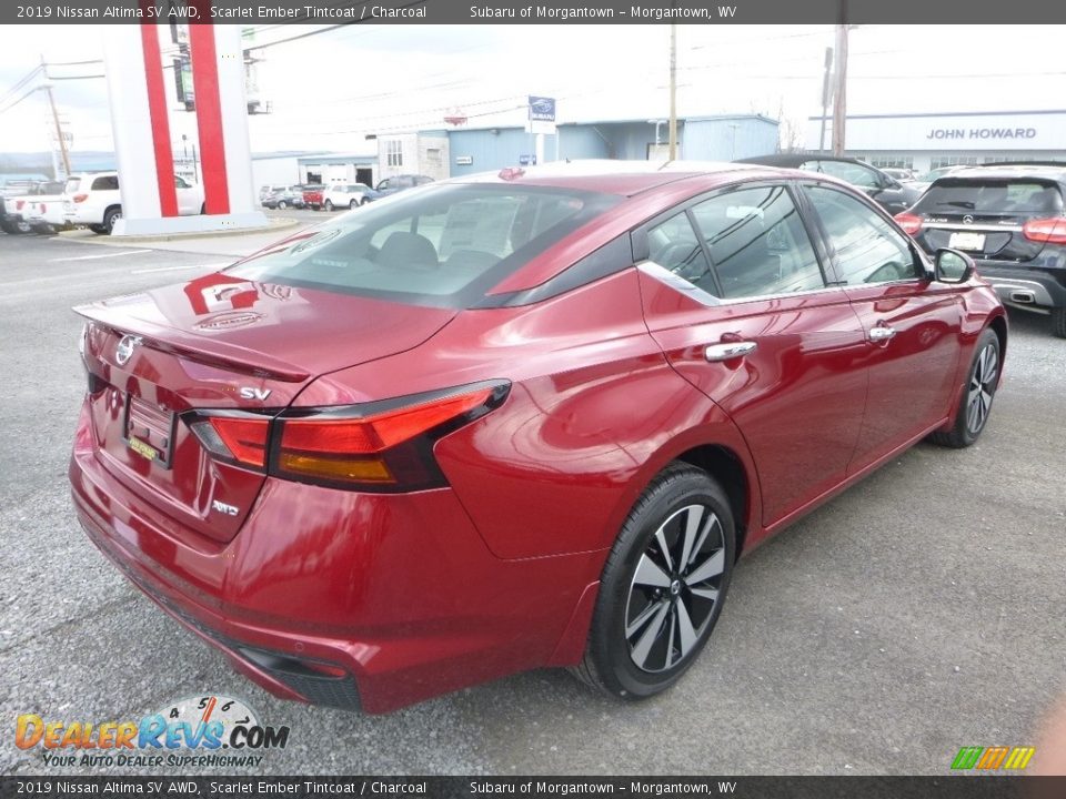 2019 Nissan Altima SV AWD Scarlet Ember Tintcoat / Charcoal Photo #4