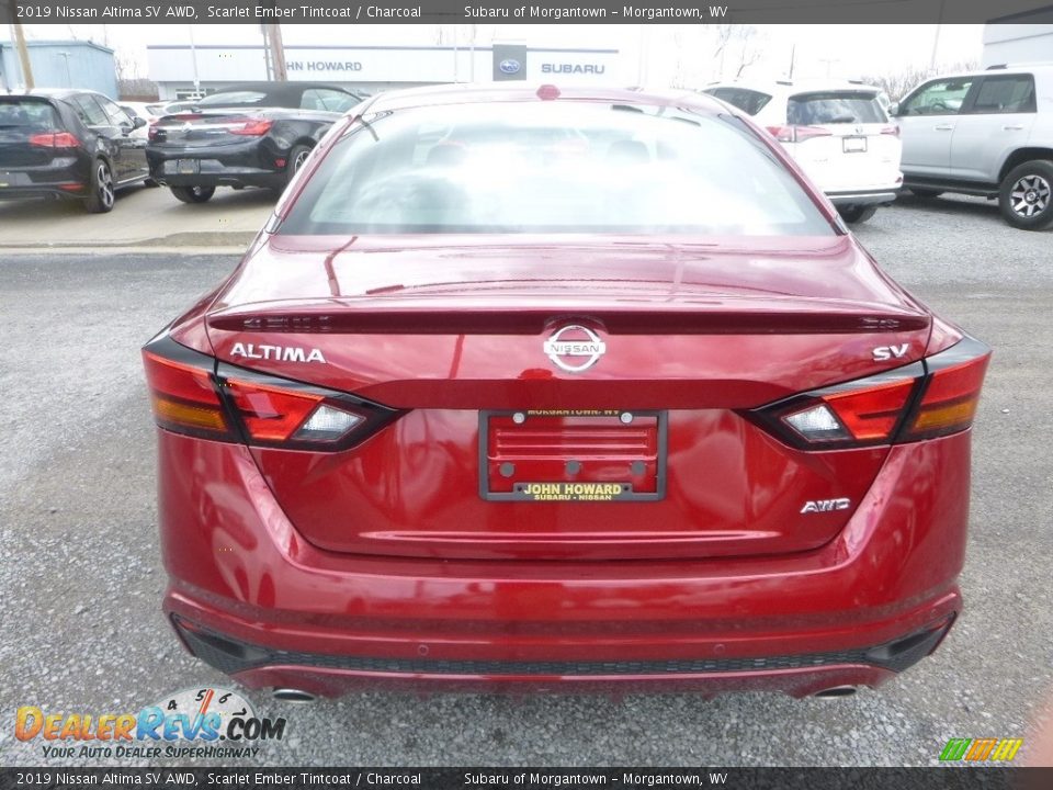 2019 Nissan Altima SV AWD Scarlet Ember Tintcoat / Charcoal Photo #5