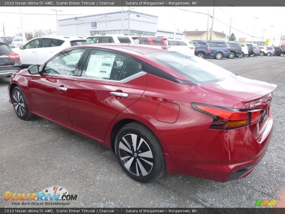 2019 Nissan Altima SV AWD Scarlet Ember Tintcoat / Charcoal Photo #6