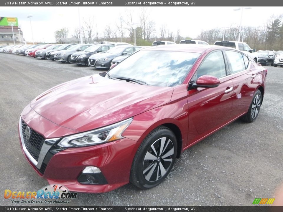 2019 Nissan Altima SV AWD Scarlet Ember Tintcoat / Charcoal Photo #8