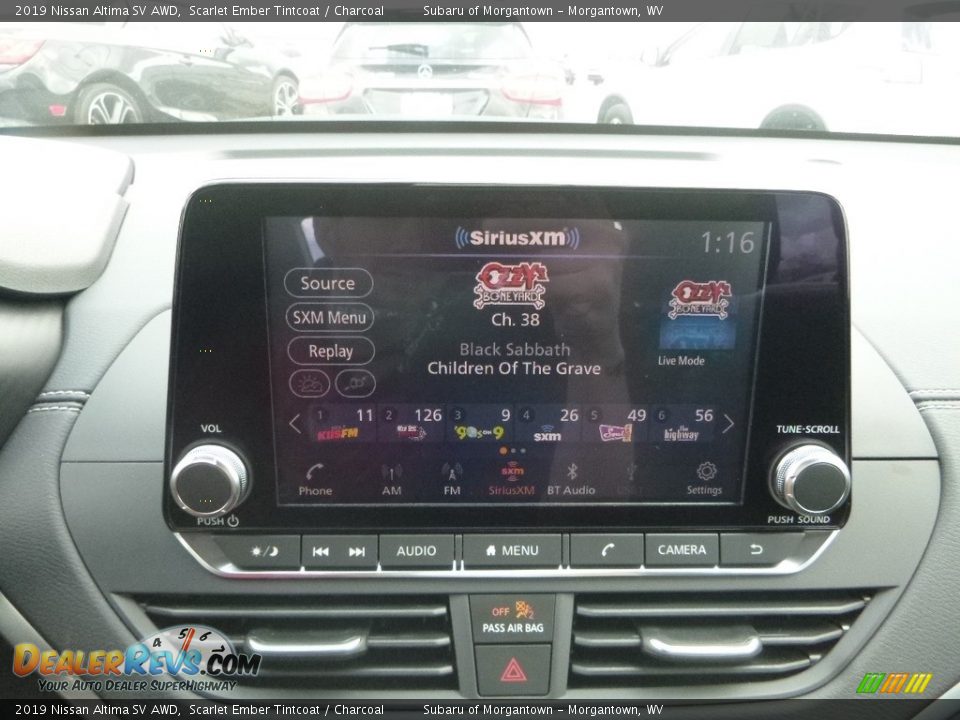 2019 Nissan Altima SV AWD Scarlet Ember Tintcoat / Charcoal Photo #16