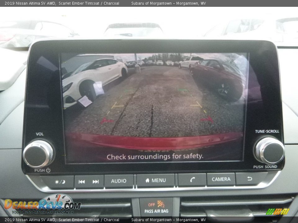 2019 Nissan Altima SV AWD Scarlet Ember Tintcoat / Charcoal Photo #17