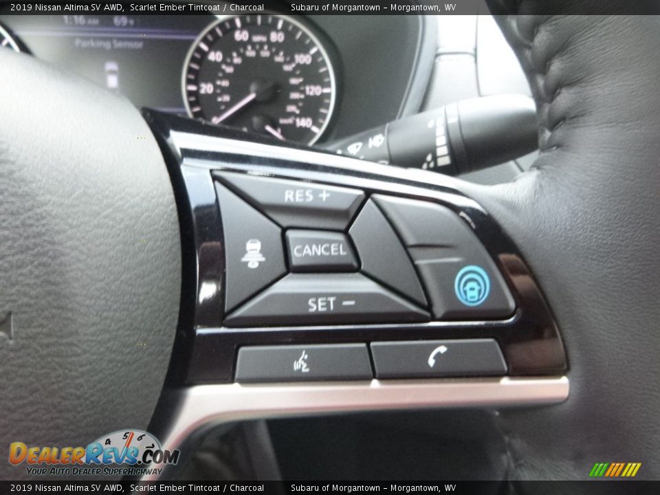 2019 Nissan Altima SV AWD Scarlet Ember Tintcoat / Charcoal Photo #18