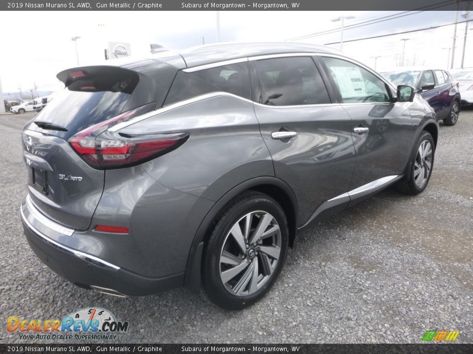 2019 Nissan Murano SL AWD Gun Metallic / Graphite Photo #4