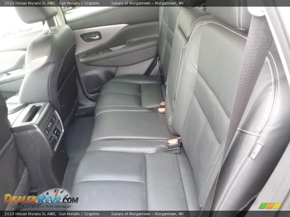 Rear Seat of 2019 Nissan Murano SL AWD Photo #12