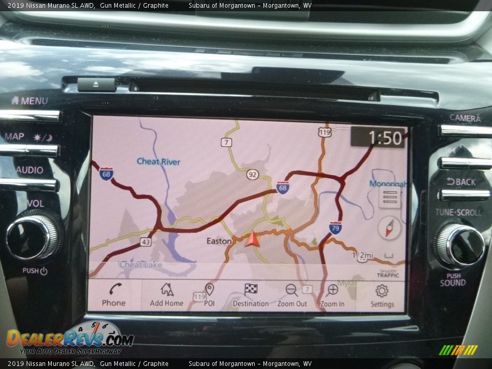Navigation of 2019 Nissan Murano SL AWD Photo #16
