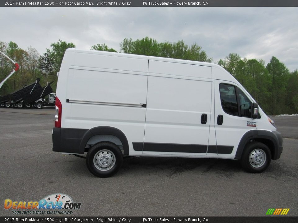 2017 Ram ProMaster 1500 High Roof Cargo Van Bright White / Gray Photo #6