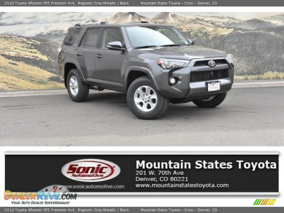 2019 Toyota 4Runner SR5 Premium 4x4 Magnetic Gray Metallic / Black Photo #1