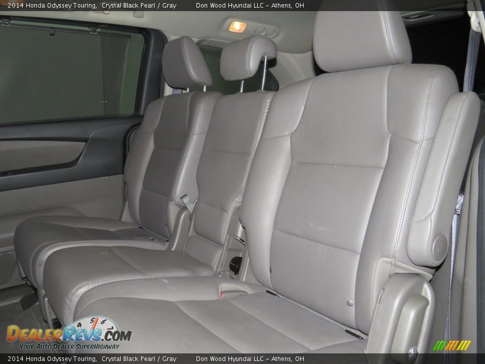 2014 Honda Odyssey Touring Crystal Black Pearl / Gray Photo #14