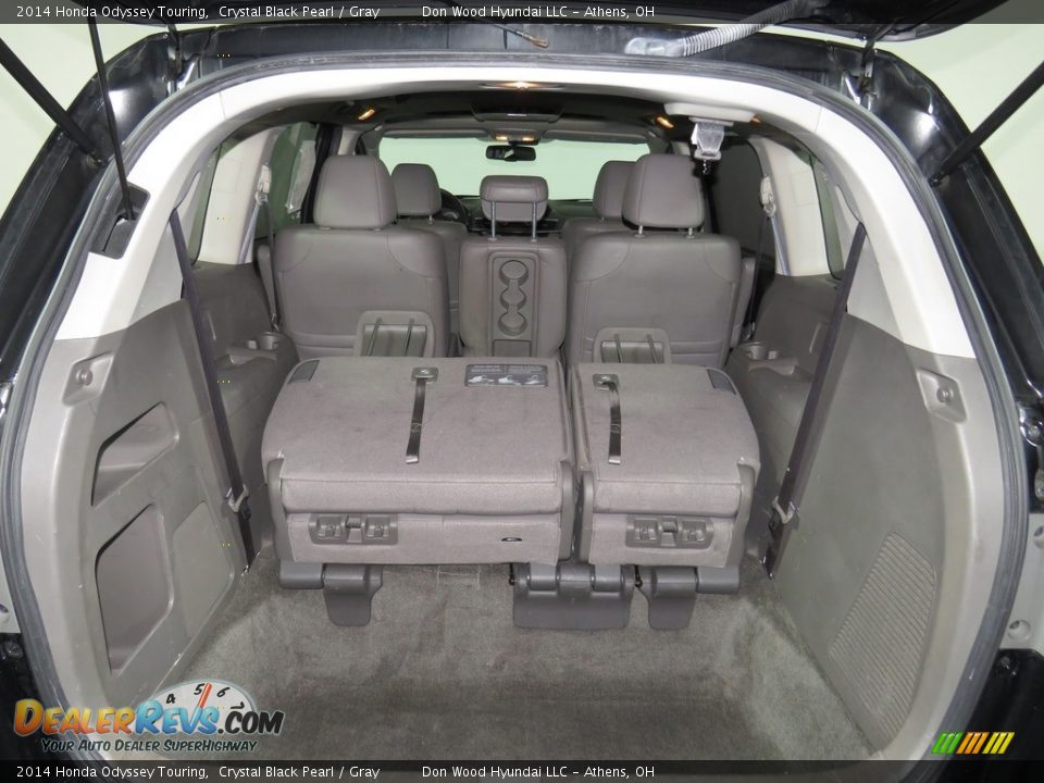 2014 Honda Odyssey Touring Crystal Black Pearl / Gray Photo #15