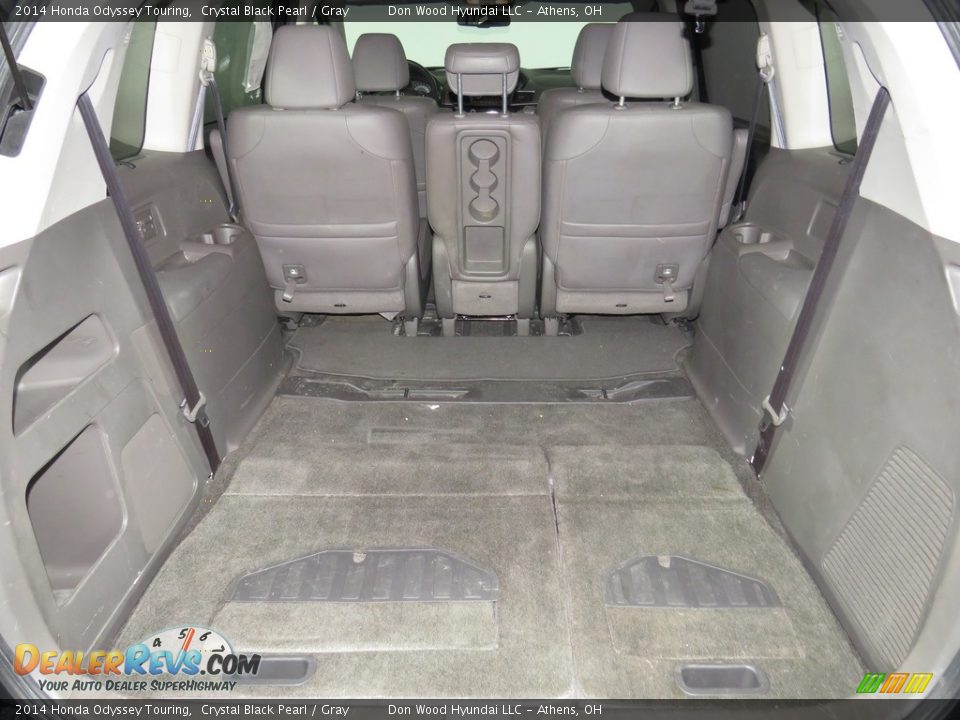2014 Honda Odyssey Touring Crystal Black Pearl / Gray Photo #18