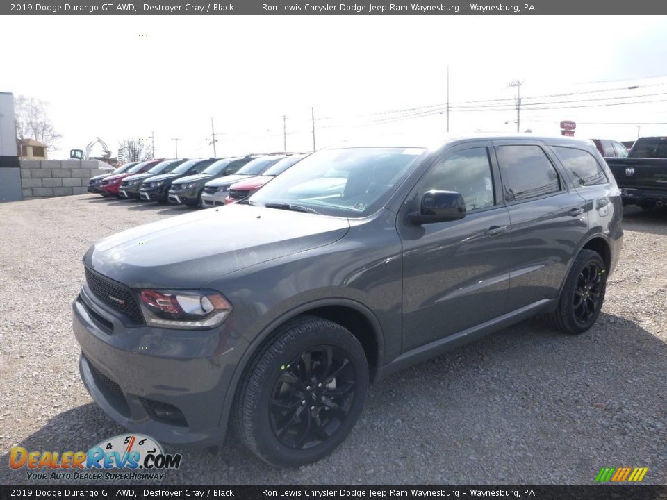 2019 Dodge Durango GT AWD Destroyer Gray / Black Photo #1
