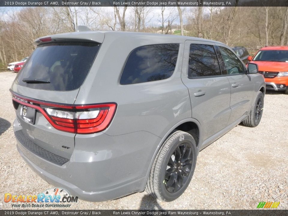 2019 Dodge Durango GT AWD Destroyer Gray / Black Photo #5