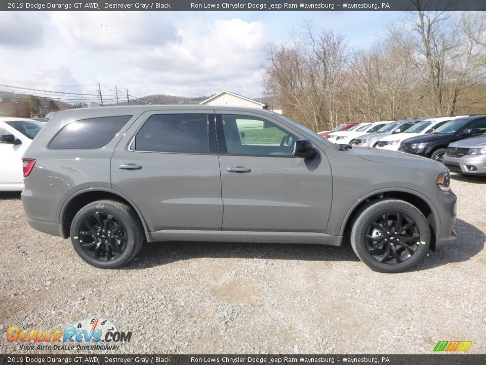 2019 Dodge Durango GT AWD Destroyer Gray / Black Photo #6