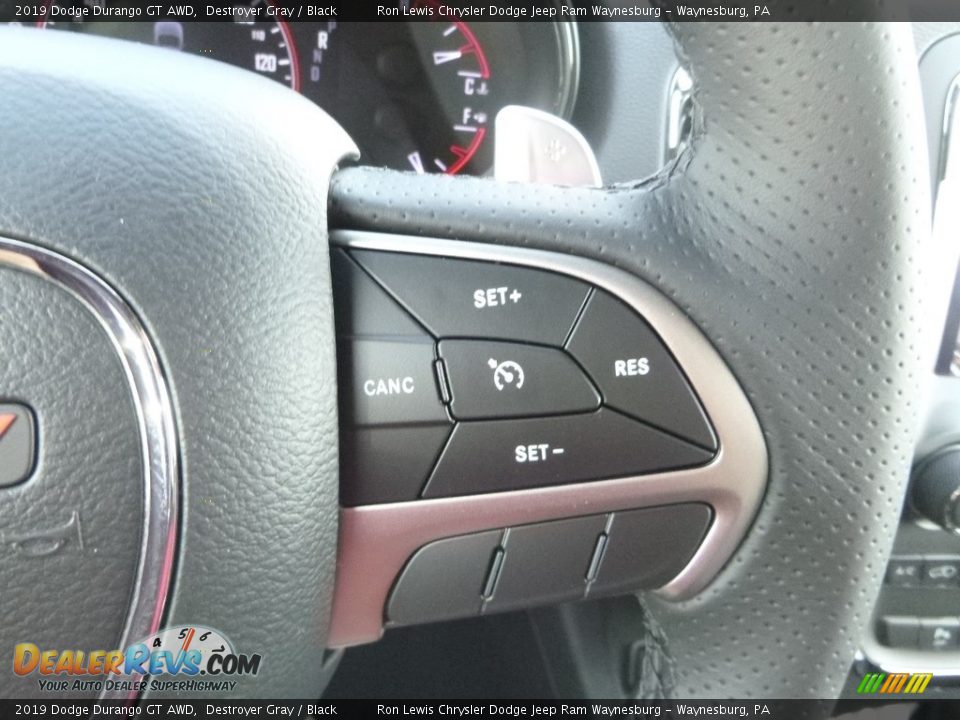 2019 Dodge Durango GT AWD Destroyer Gray / Black Photo #19