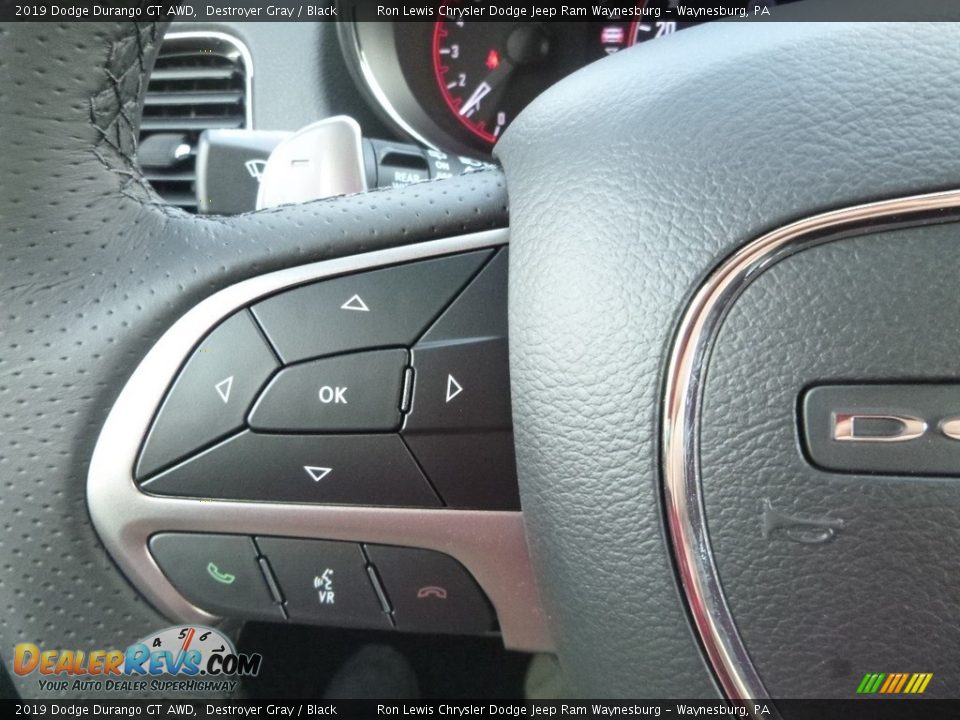 2019 Dodge Durango GT AWD Destroyer Gray / Black Photo #20