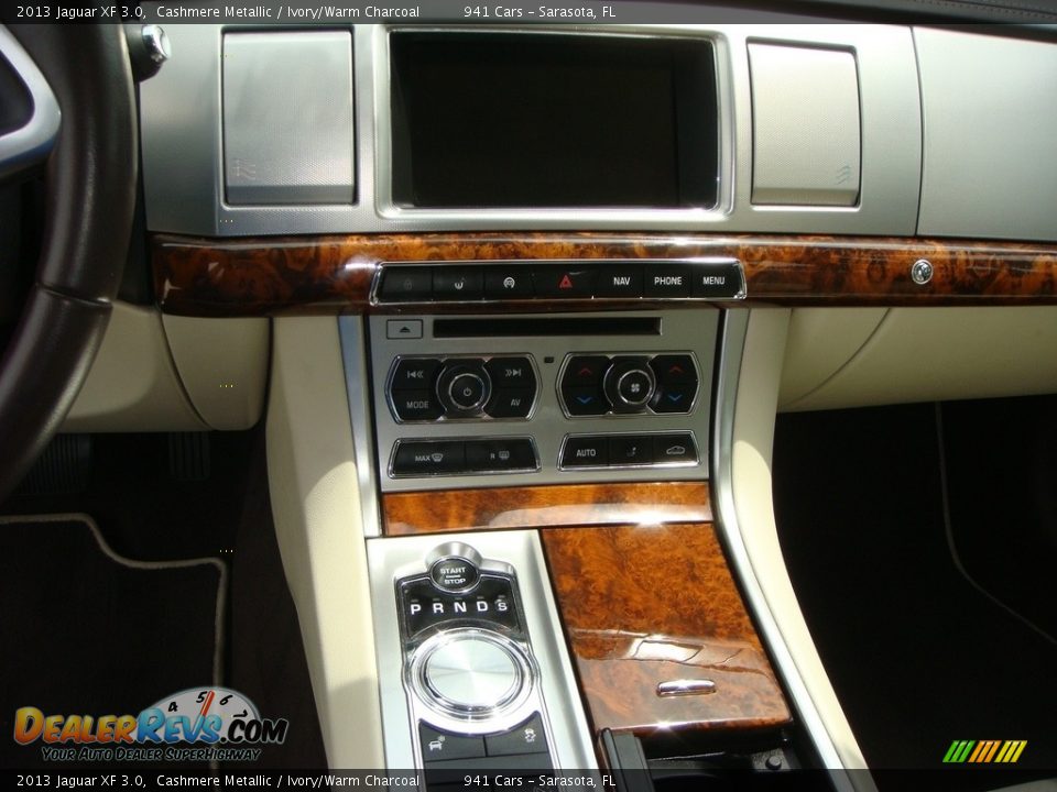2013 Jaguar XF 3.0 Cashmere Metallic / Ivory/Warm Charcoal Photo #14