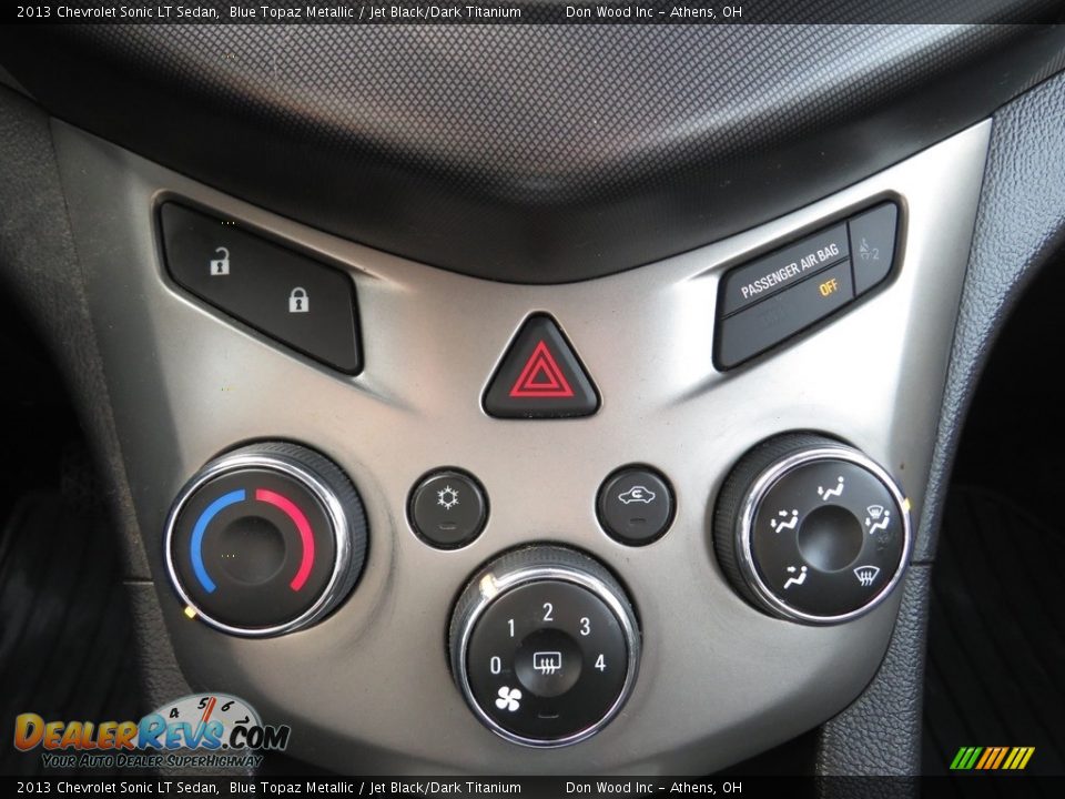 2013 Chevrolet Sonic LT Sedan Blue Topaz Metallic / Jet Black/Dark Titanium Photo #3